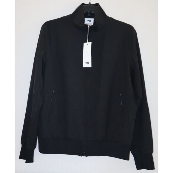 Y-3 adidas FS3329 Mens Sz XL Black Classic Logo Yohji Yamamoto Track Jacket $310 - Picture 1 of 12